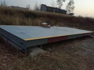 宜陽(yáng)董王莊SCS-10型電子地磅案例